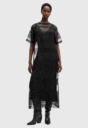 AllSaints IZABELA MAXI DRESS - Vestido de cóctel - black
