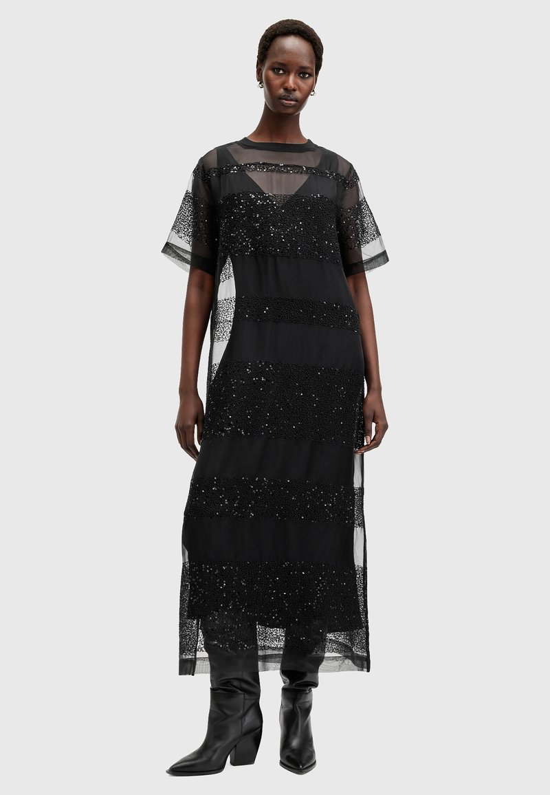 AllSaints IZABELA MAXI DRESS - Cocktailklänning - black