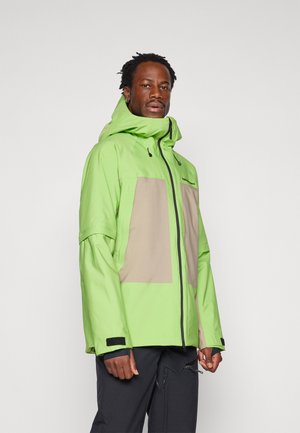 EDGE INSULATED JACKET - Ski jacket - stand out green/avid beige