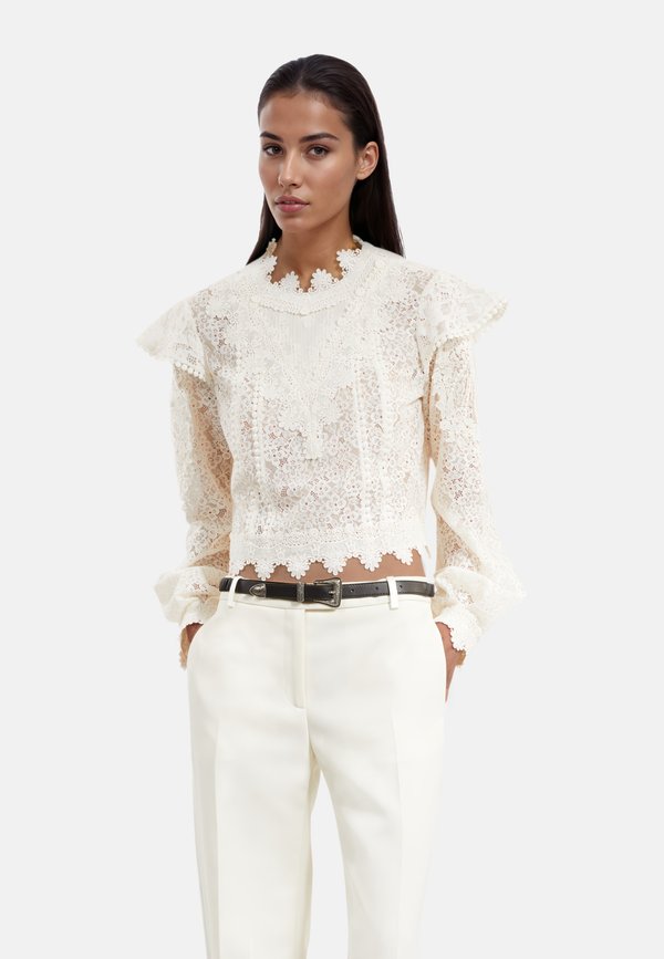 Bluse - ecru