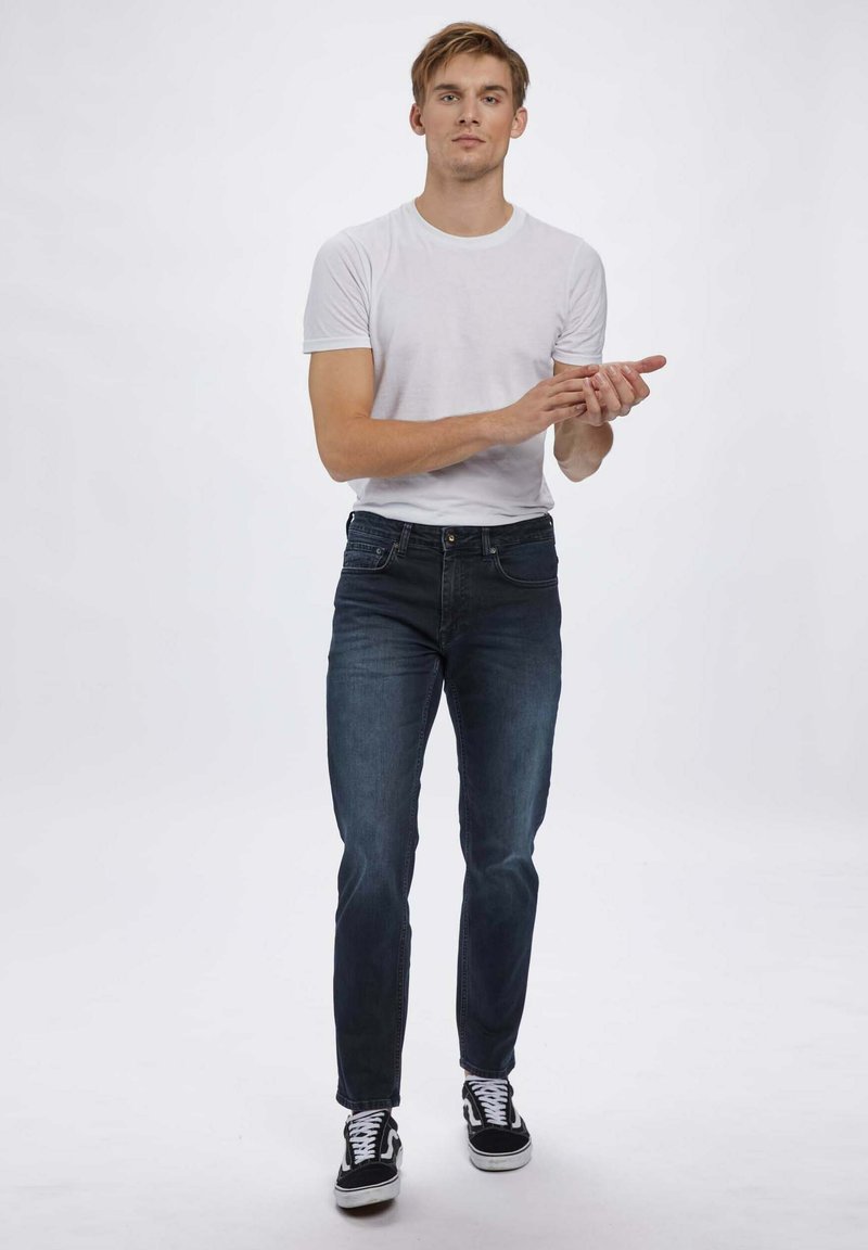 Gabba Straight leg jeans donkerblauw denim