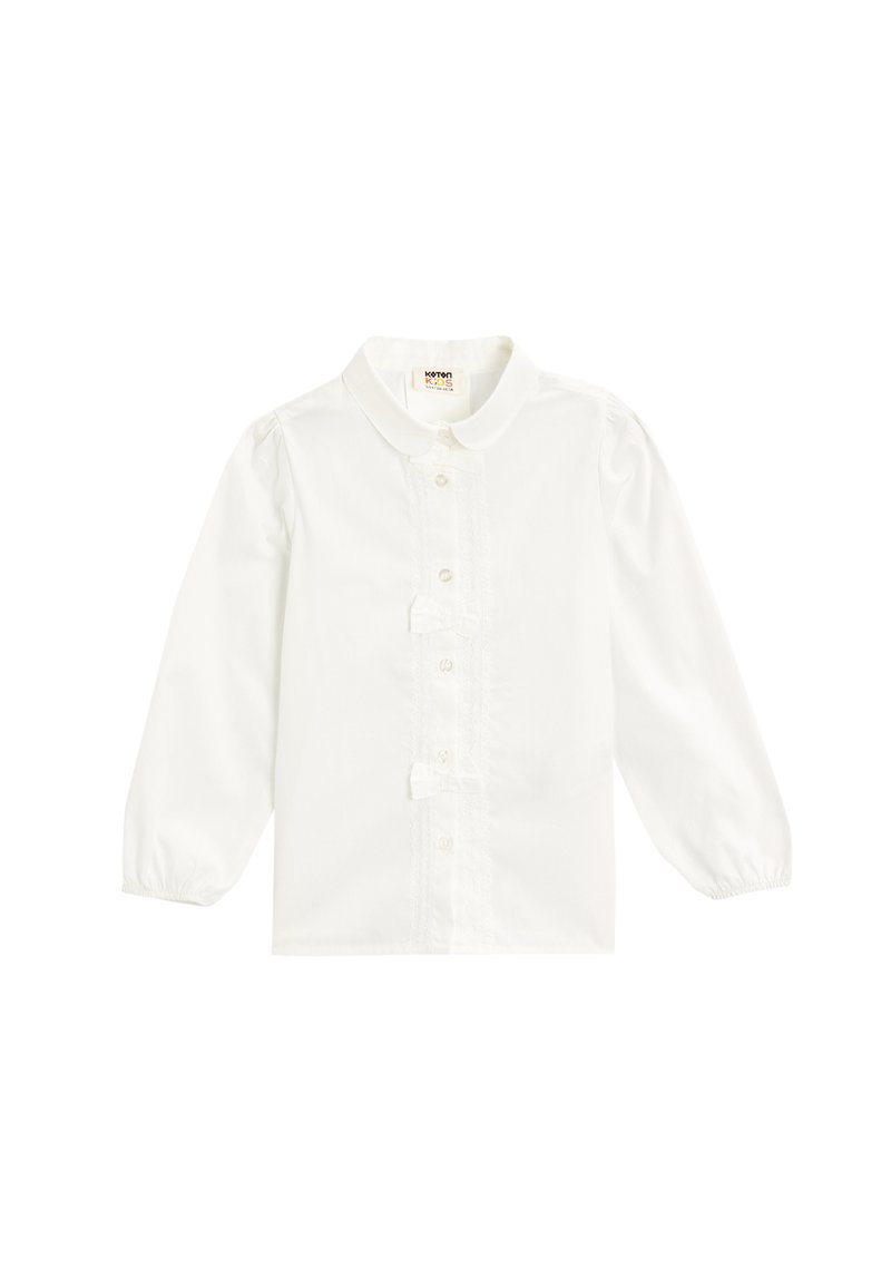 Koton PETER PAN NECK - Button-down blouse - off white