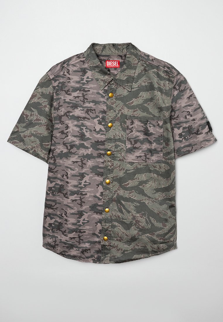 Diesel Overhemd olijfgroen Diesel Overhemd olijfgroen
