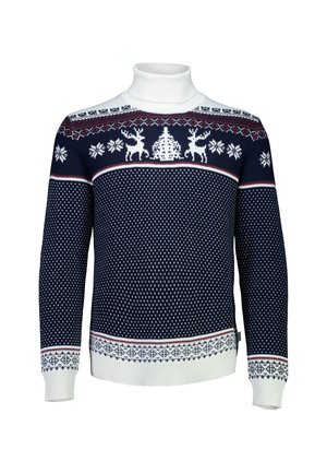 HOLIDAY ROLL-NECK - Strickpullover - dk navy