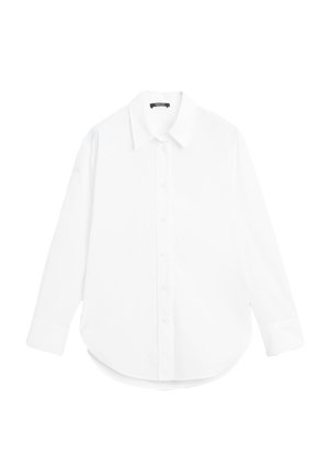Massimo Dutti LONG BUTTONED - Košilová halenka  - white