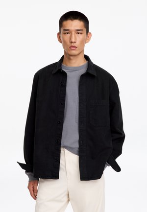 ARKET, ARKET TWILL OVERSHIRT - Chemise - dark grey