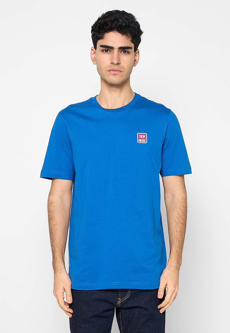 Diesel T-shirt basic blauw