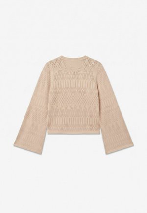 Vero Moda, KNITTED PULLOVER VMAJOUR TOP - Pullover - birch