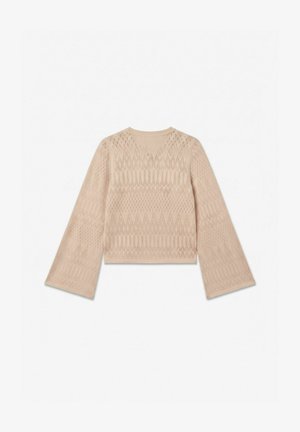 Vero Moda, KNITTED PULLOVER VMAJOUR TOP - Pullover - birch