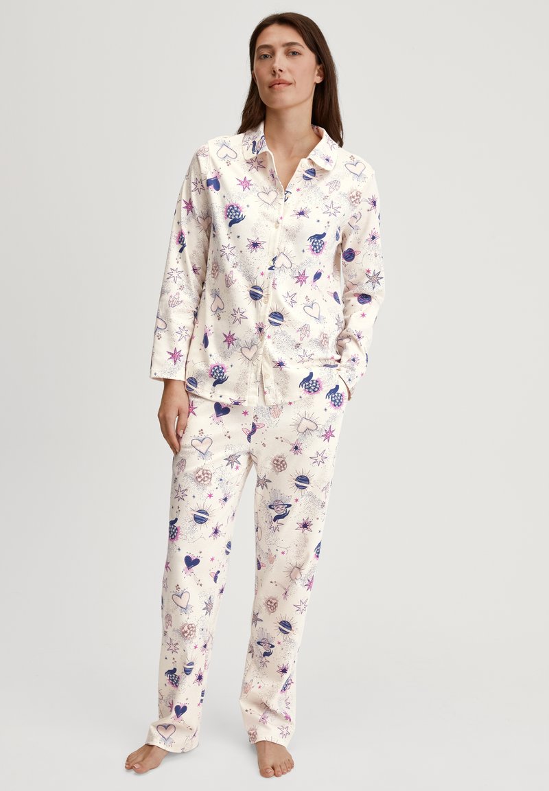 CALIDA Favoriete Flowers Kimono dames Pyjamahemd
