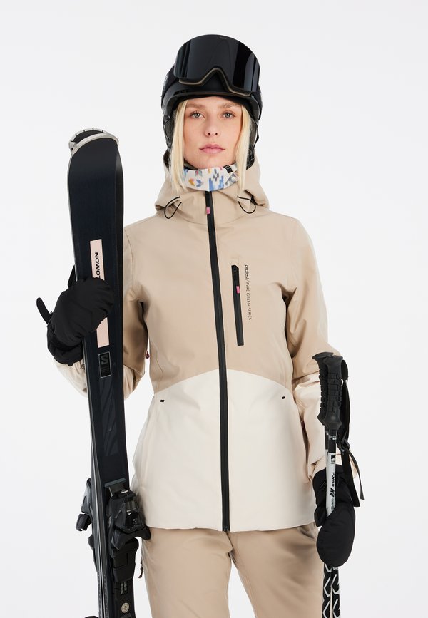 PRTDISK - Skijacke - bamboobeige