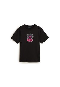 Vans HAPPY SPIKE - Camiseta estampada - black
