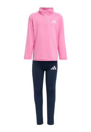 GOTO LITTLE SET - Leggings - Hosen - pink fusion   white   clear pink