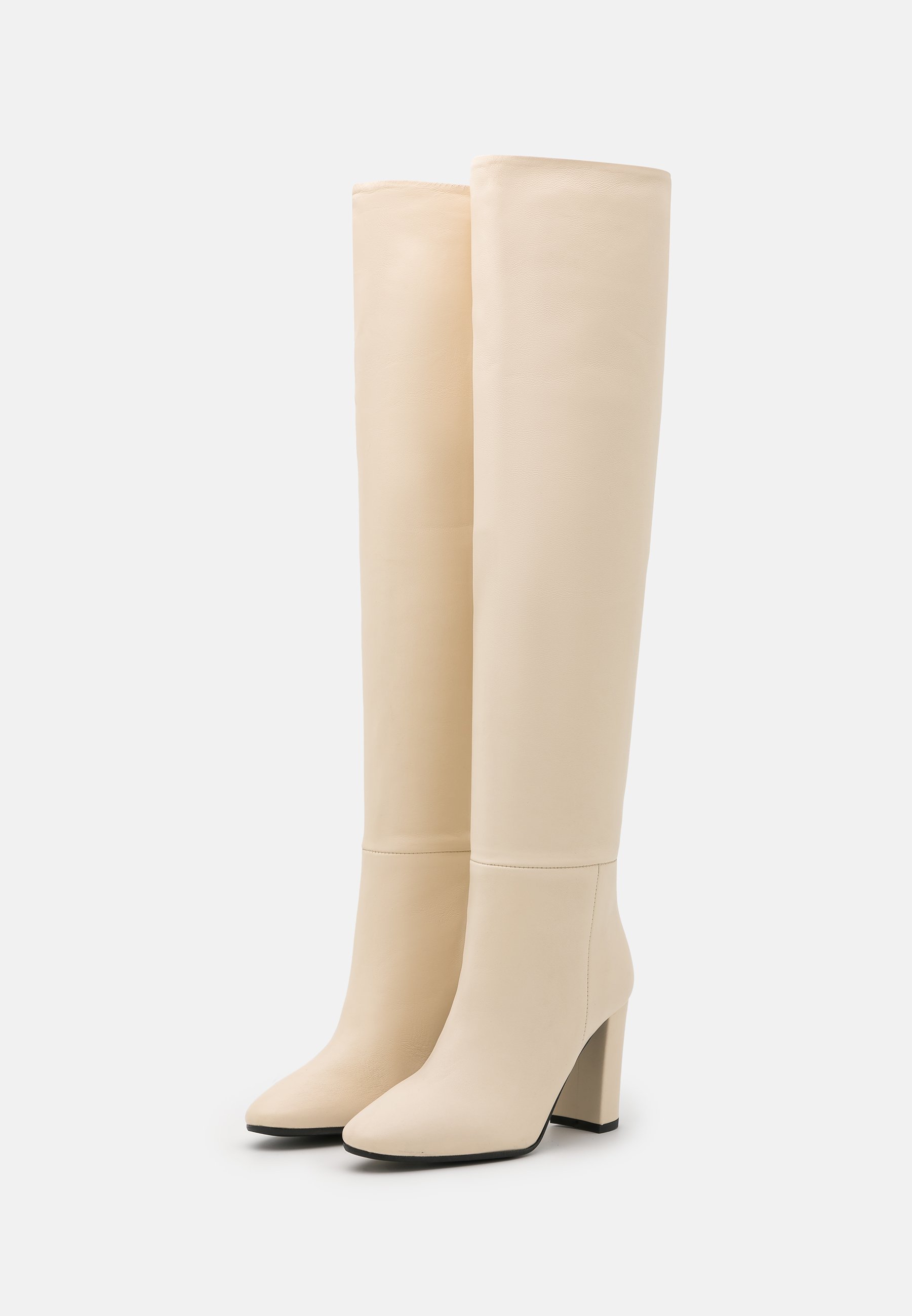 Bianca Di Stivali con i tacchi - avorio - Zalando