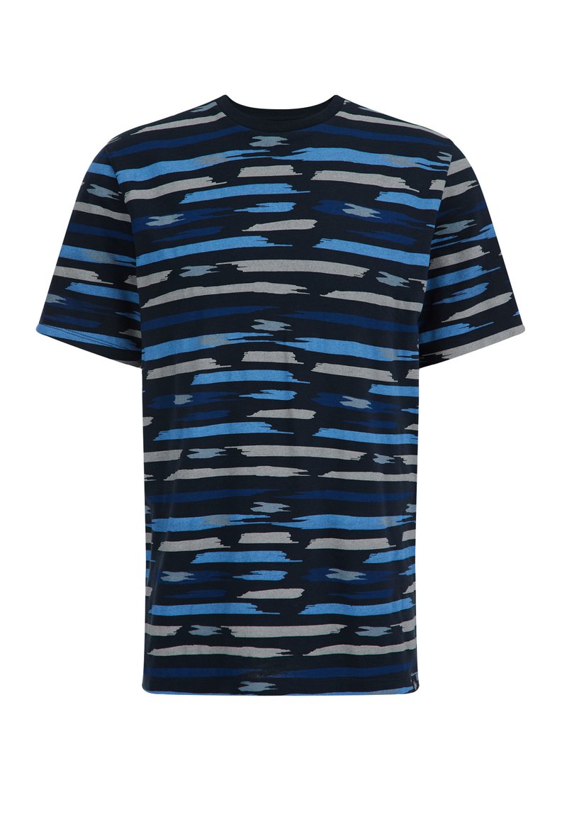 WE Fashion T-shirt print donkerblauw WE Fashion T-shirt print donkerblauw
