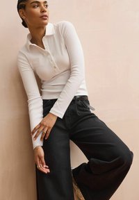 Next REGULAR FIT - Maglietta a manica lunga - white