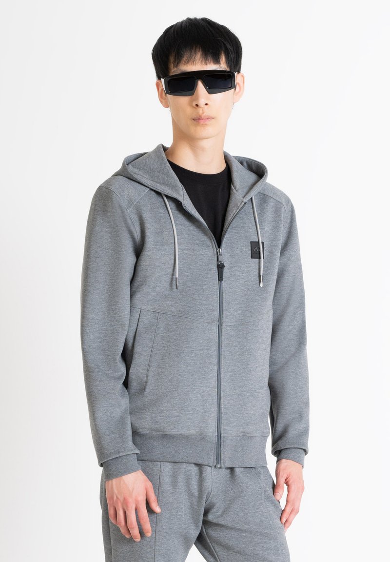 Antony Morato REGULAR FIT - Sudadera con cremallera - medium grey melange