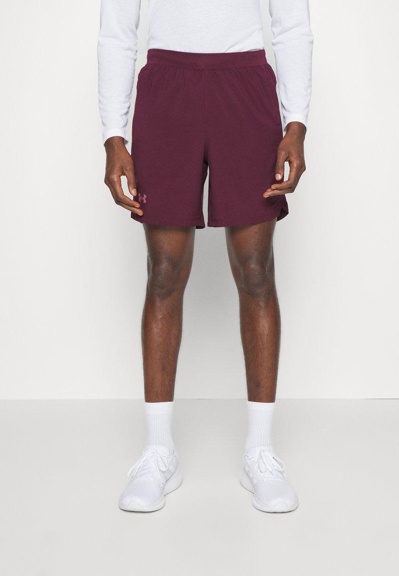Under Armour LAUNCH Sports shorts dark maroon/mørkerød Zalando.no