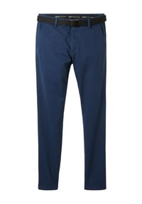 Tygbyxor - navy mini houndstooth