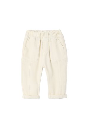 Trousers - wollweiß