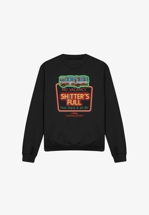 Cotton Soul, CHRISTMAS VACATION EDDIE'S WISDOM - Sweatshirt - black