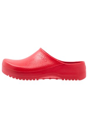 SUPER BIRKI PU REGULAR UNISEX - Mules - red