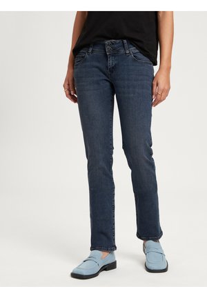 LOIE - Straight leg jeans - blue-black