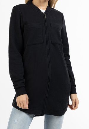 Zip-up sweatshirt - black