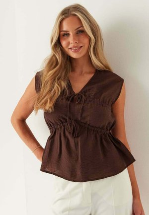 Bubbleroom, Blouse - brown