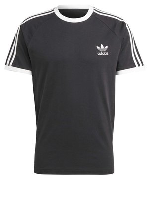 3 STRIPES TEE - Nyomott mintás póló - black