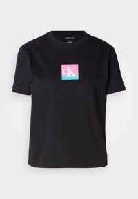 CLASSIC BOXED MONOGRAM TEE - T-shirt print - black