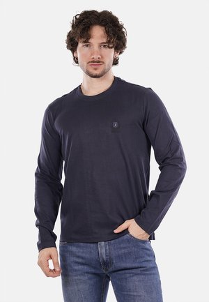 T-SHIRT - Maglietta a manica lunga - blu scuro