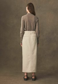 Next PREMIUM BELTED COLUMN  - Maxinederdele - beige