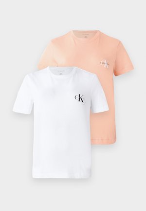 LOGO TEE 2 PACK - T-shirt basic - just peach