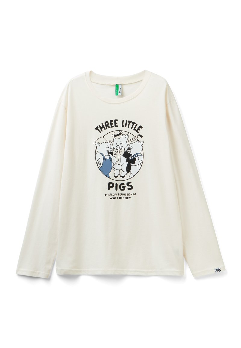 United Colors of Benetton Longsleeve wit United Colors of Benetton Longsleeve wit