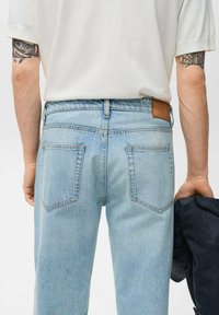 Mango REGULAR-FIT  - Straight leg -farkut - light blue