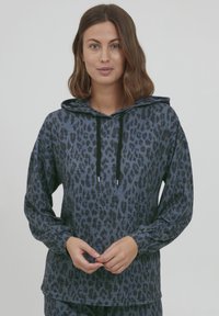 Fransa - FRDEFAUNA 3 HOODIE SWEATSHIRT - Huppari - bering sea mix Pienoiskuva 1