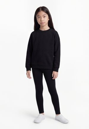 Friboo 5 PIECE UNISEX T-SHIRT, LEGGINGS & SWEATSHIRT SET - Sweatshirt - mottled light grey/black/white