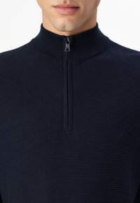 OLYMP Level Five TROYER STRICK - Strickpullover - navy