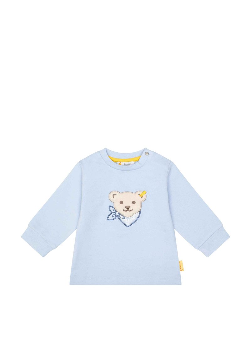 Kinder Pullover | Steiff ELEPHANT RIDE MIT TEDDYKOPF Sweatshirt chambray blue/hellblau - XE90095 Kinder Pullover | Steiff ELEPHANT RIDE MIT TEDDYKOPF Sweatshirt chambray blue/hellblau - XE90095
