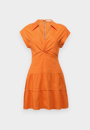 Alice + Olivia MILA DEEP TWIST MINI DRESS - Paitamekko - light mango