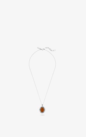 Common Lines, VINTAGE TIGER EYE PENDANT - Halskæder - silver-coloured