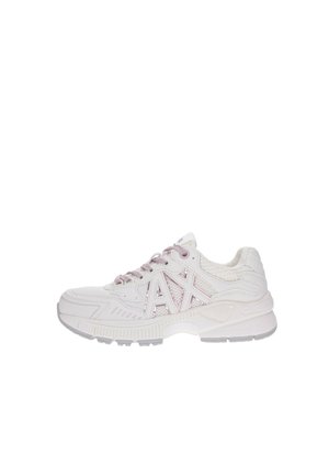 SNEAKERS - Sneakers basse - bianco e rosa