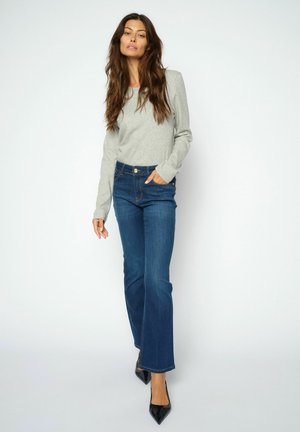Mos Mosh, MMASHLEY DELUXE JEANS - Bootcut jeans - blue