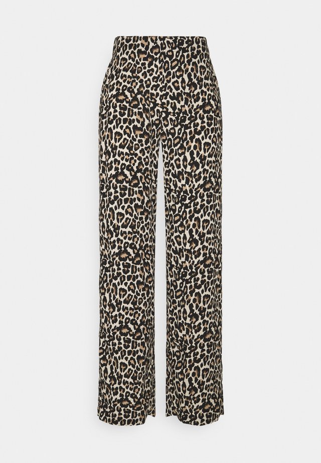 VMSIMPLY EASY WIDE PANT - Kangashousut - oatmeal/linea