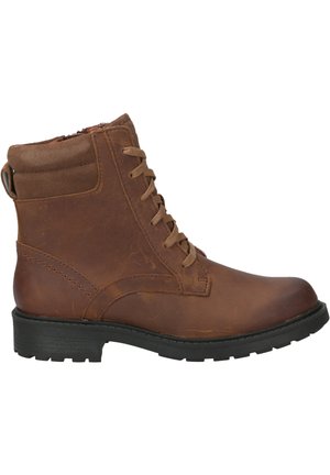 Platform ankle boots - braun