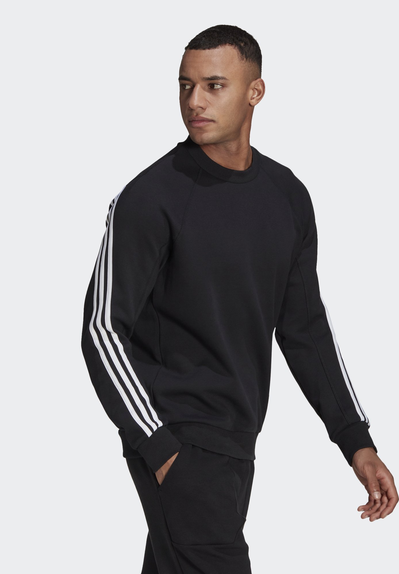 adidas Performance CREW MUST HAVES SPORTS PULLOVER - Sudadera - black/negro  - Zalando.es