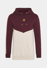 SIKSILK Felpa con cappuccio - bordeaux