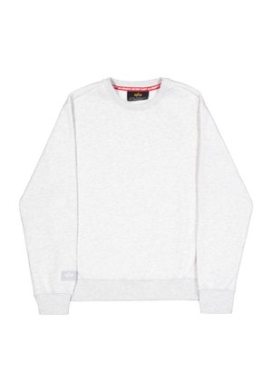 Alpha Industries, LABEL SWEATER BACK PRINT - Felpa - pastel grey melange