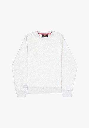 Alpha Industries, LABEL SWEATER BACK PRINT - Felpa - pastel grey melange